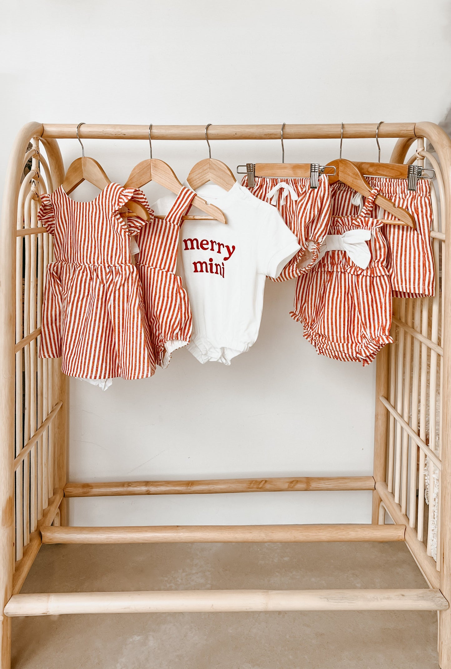 Kids Candy Stripe Dress - Red