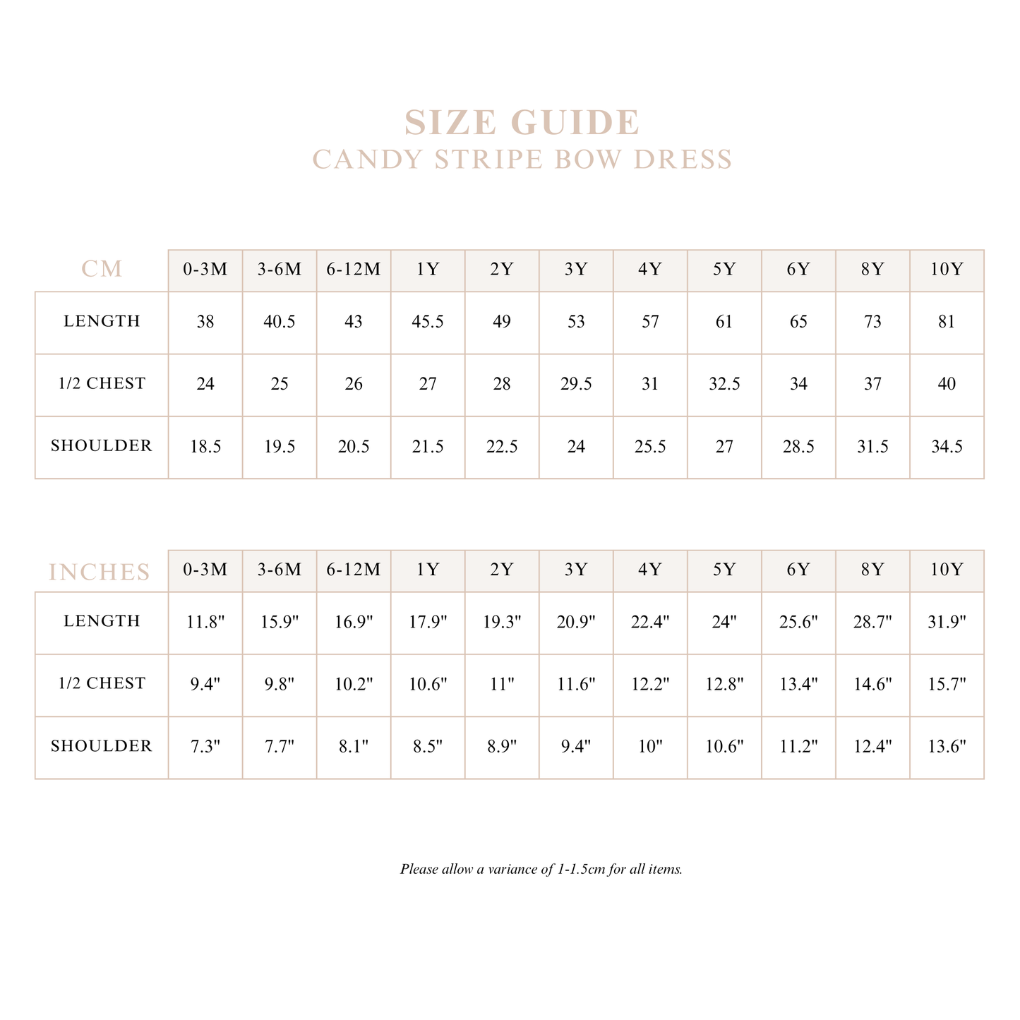 Kids Candy Stripe Dress - Red