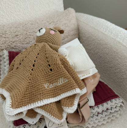 Fawn - Heirloom Crochet Lovey Comforter