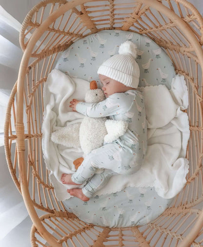 Long Sleeve Bamboo Growsuit - Puddle Duck