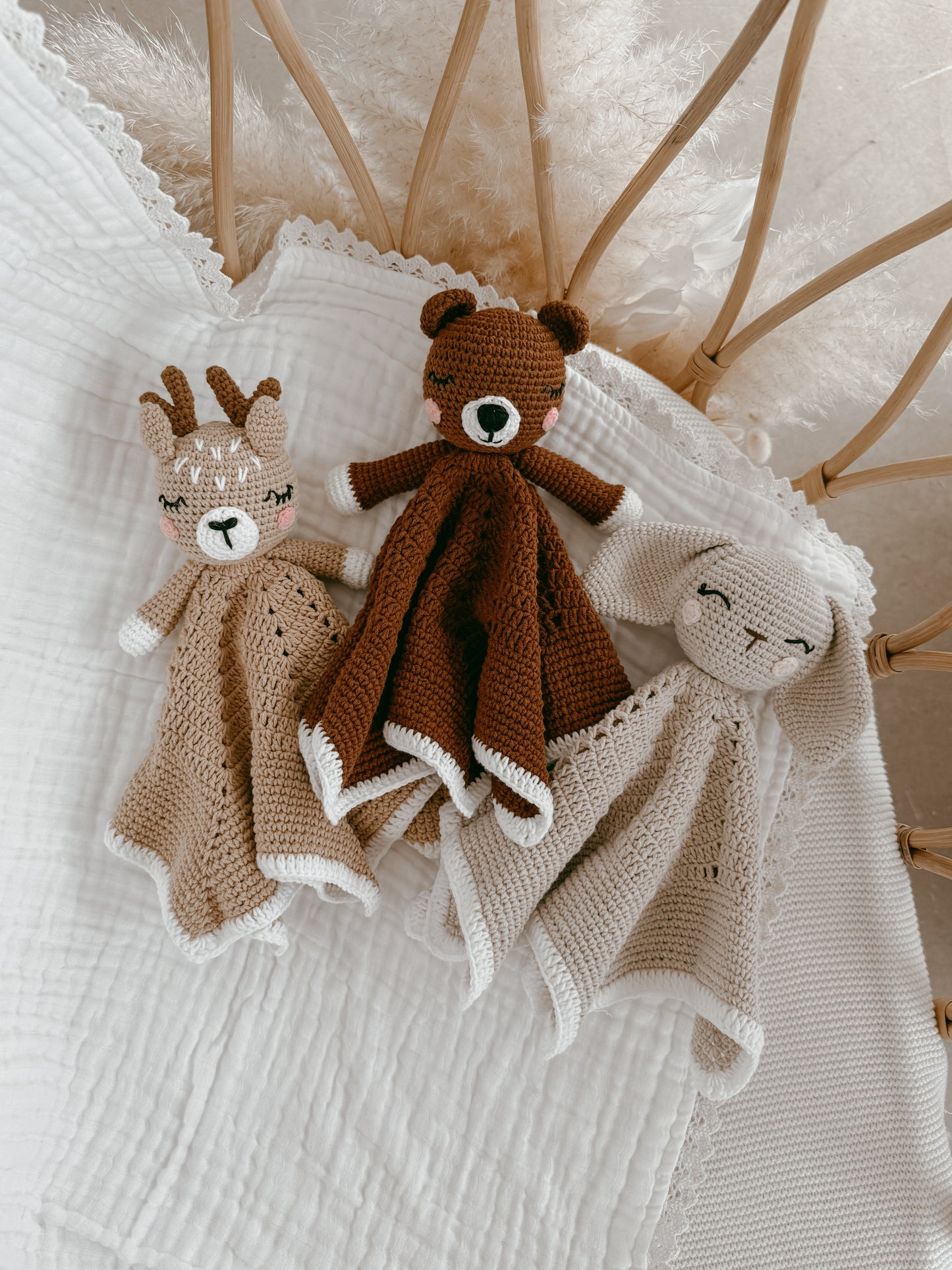 Fawn - Heirloom Crochet Lovey Comforter