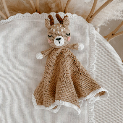 Fawn - Heirloom Crochet Lovey Comforter