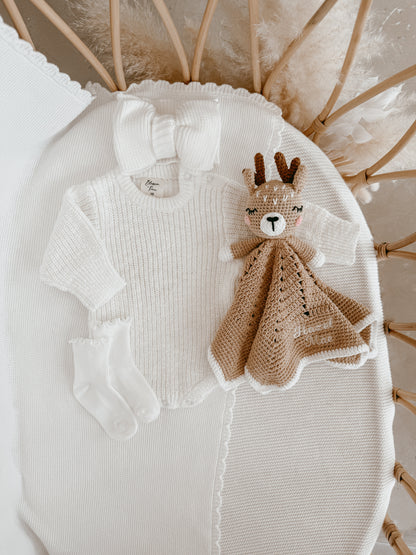 Fawn - Heirloom Crochet Lovey Comforter