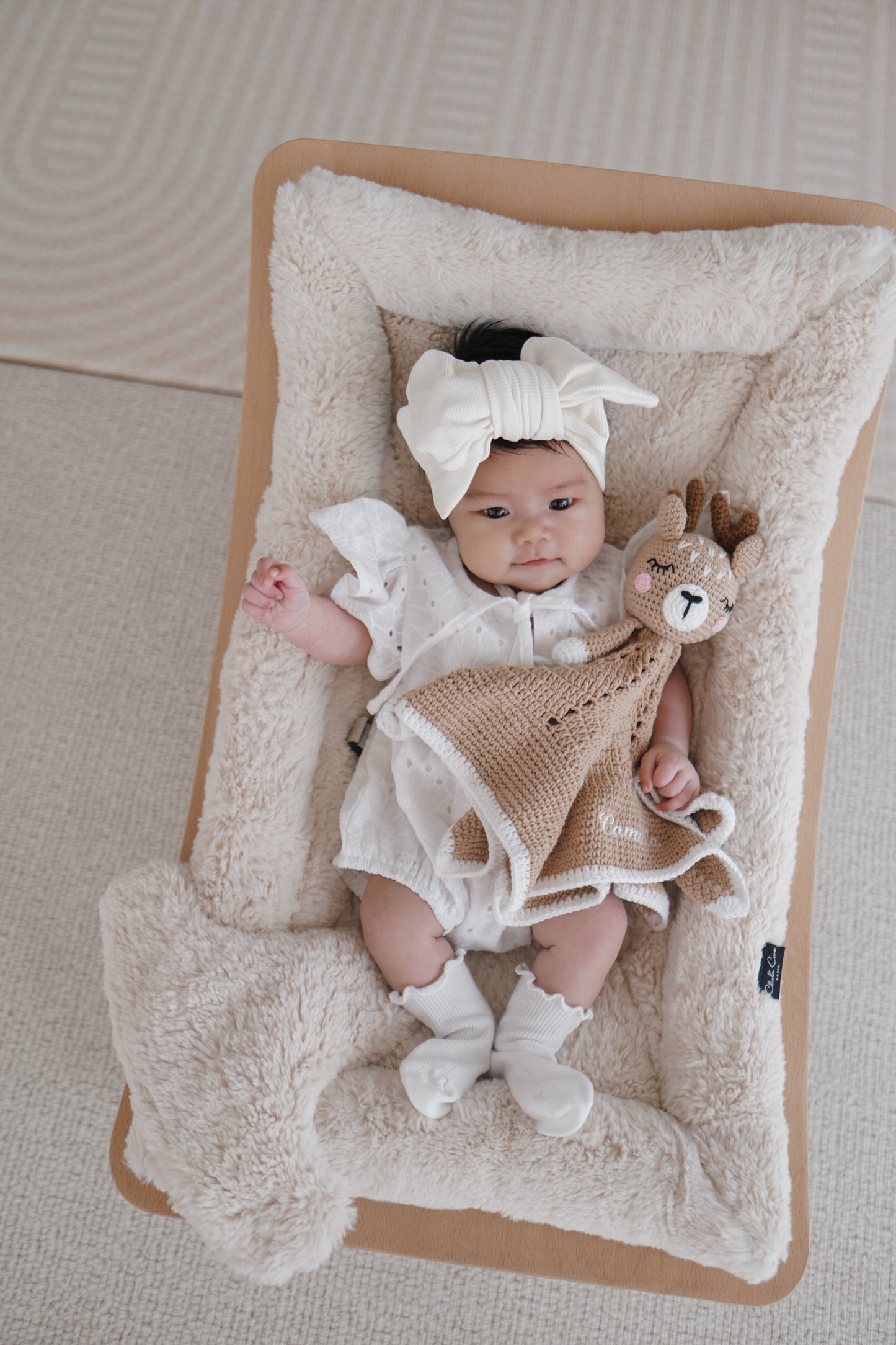 Fawn - Heirloom Crochet Lovey Comforter