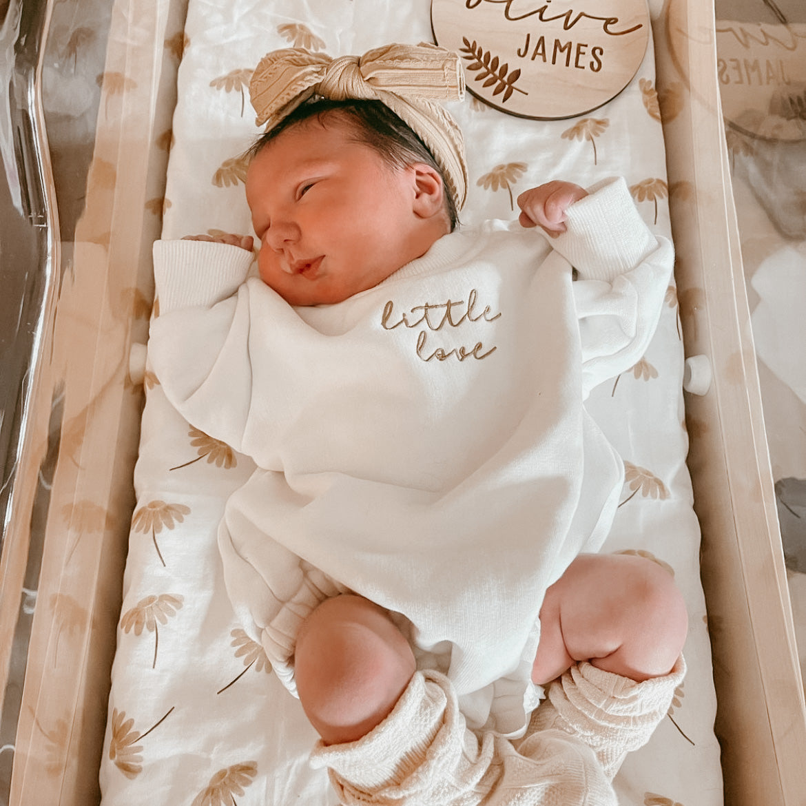 Milk 'Little Love' Long Sleeve Bubble Romper